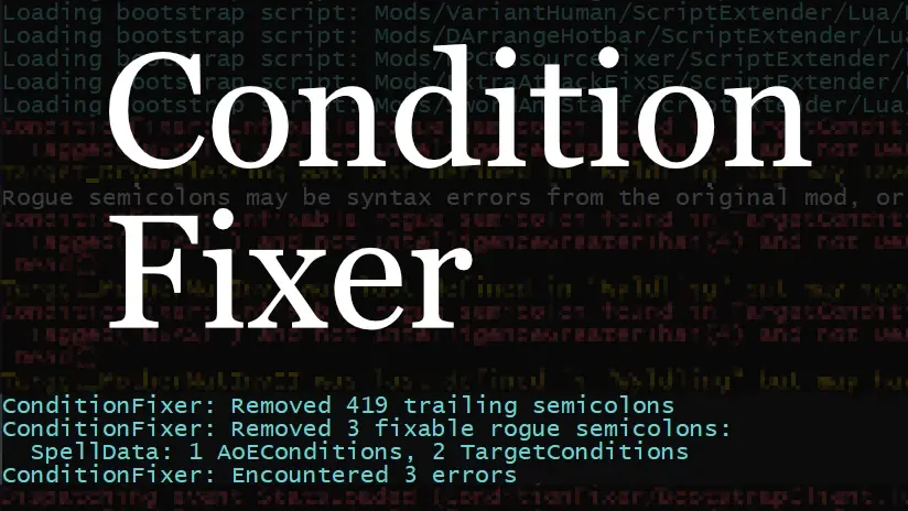 Condition FixerのNexusメイン画像
