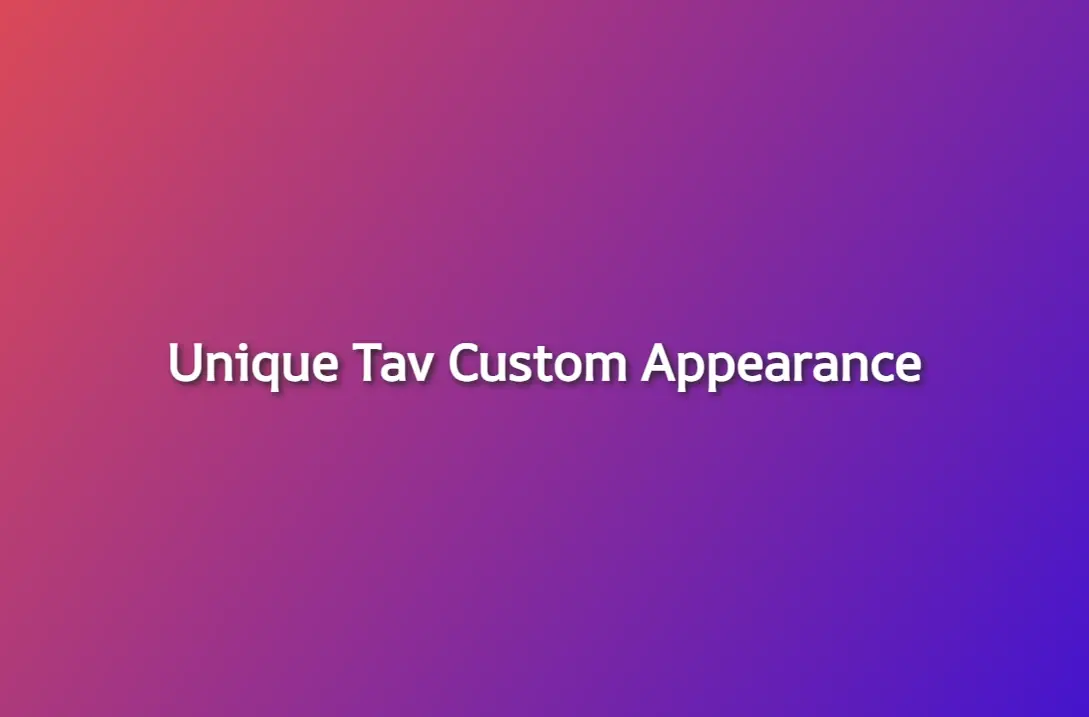 Unique Tav Custom Appearanceのサムネイル
