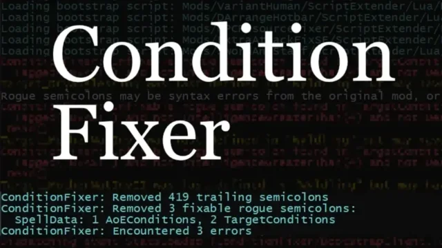Condition Fixer