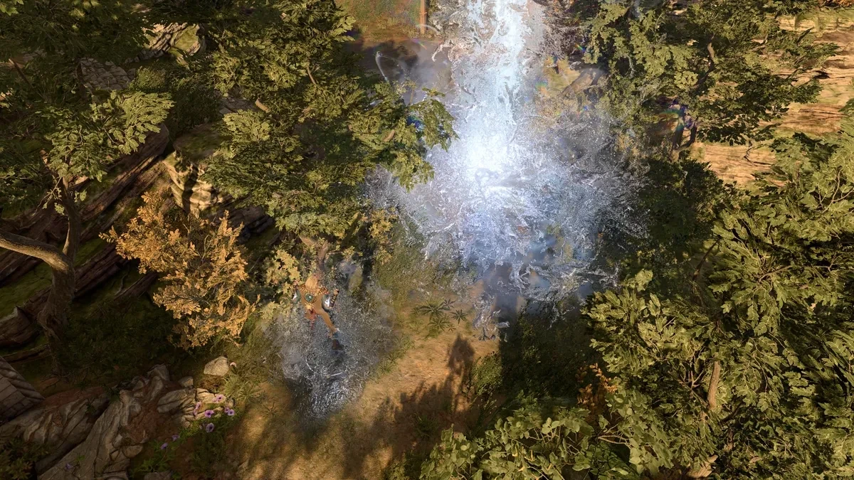 Dawnstar's Water Spellsの水の呪文エフェクト
