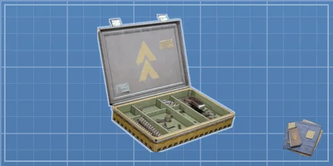 小型銃のパーツの設計図