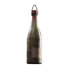 空っぽのワインボトル