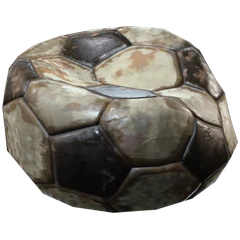 空気の抜けたサッカーボール