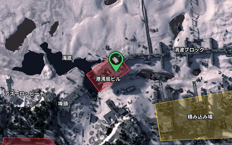 Riven Tides機密記録キーカードの扉の場所