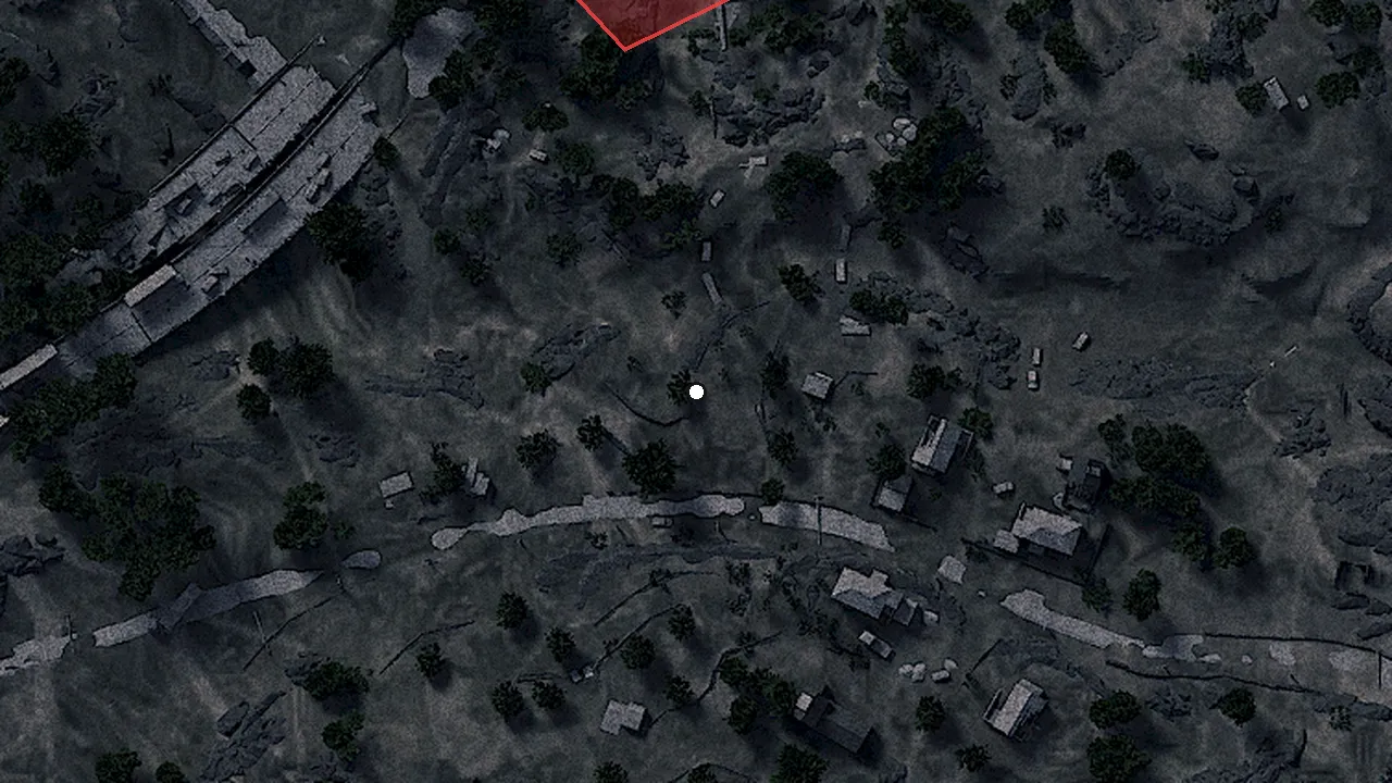 オリーブ畑の場所（ゲームの地図）