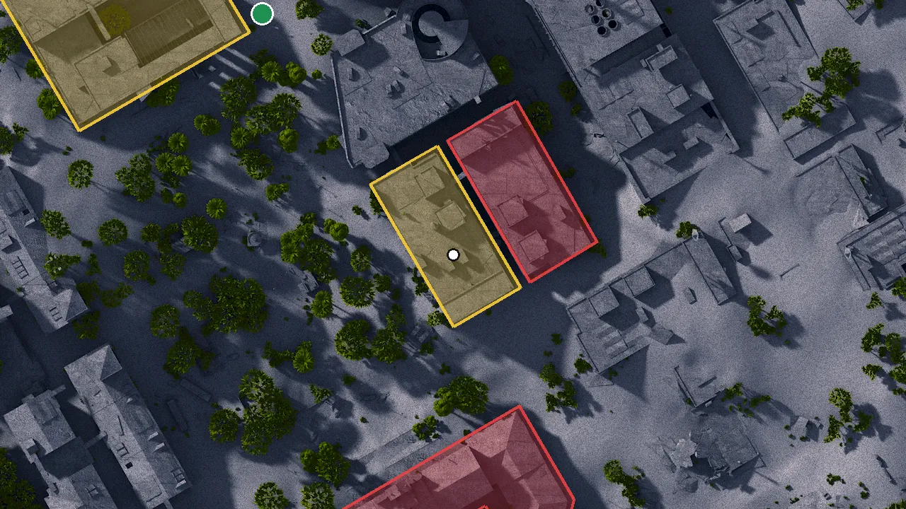 研究の場所（ゲームの地図）