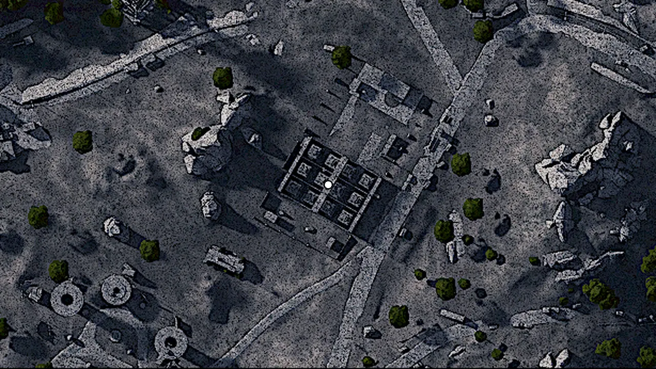 電気サブステーションの場所（ゲームの地図）