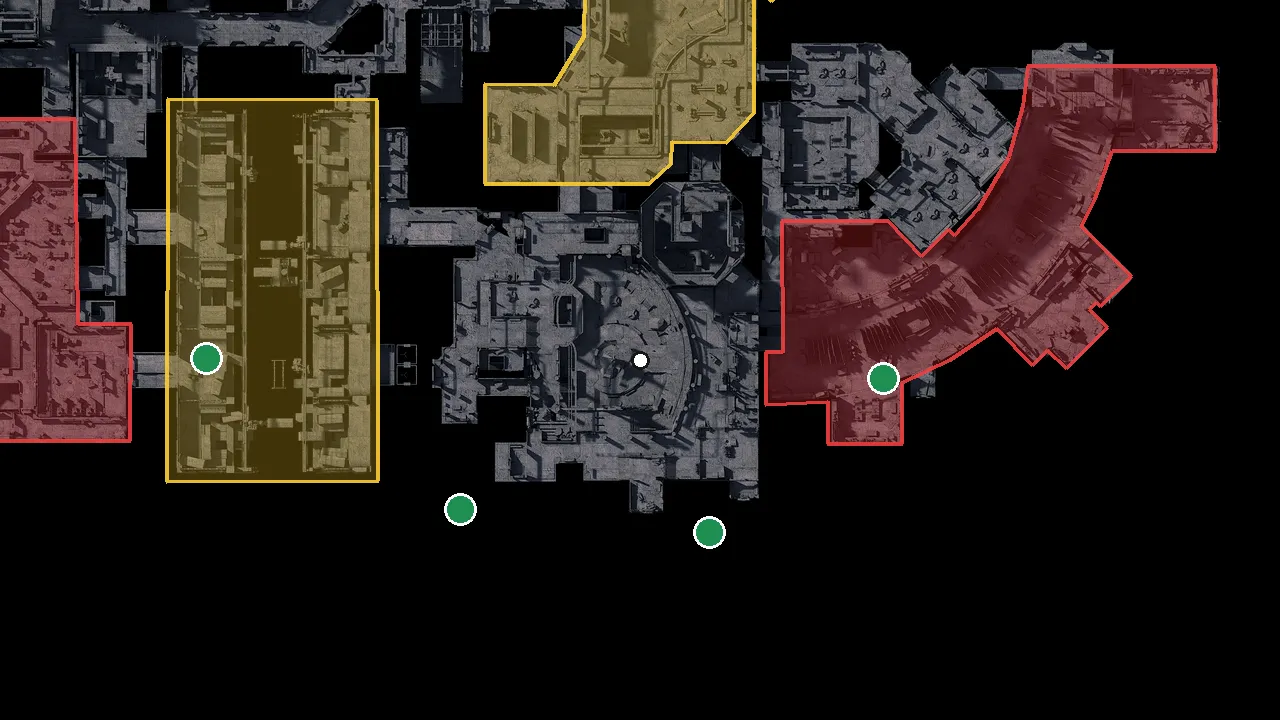 アトリウムの場所（ゲームの地図）