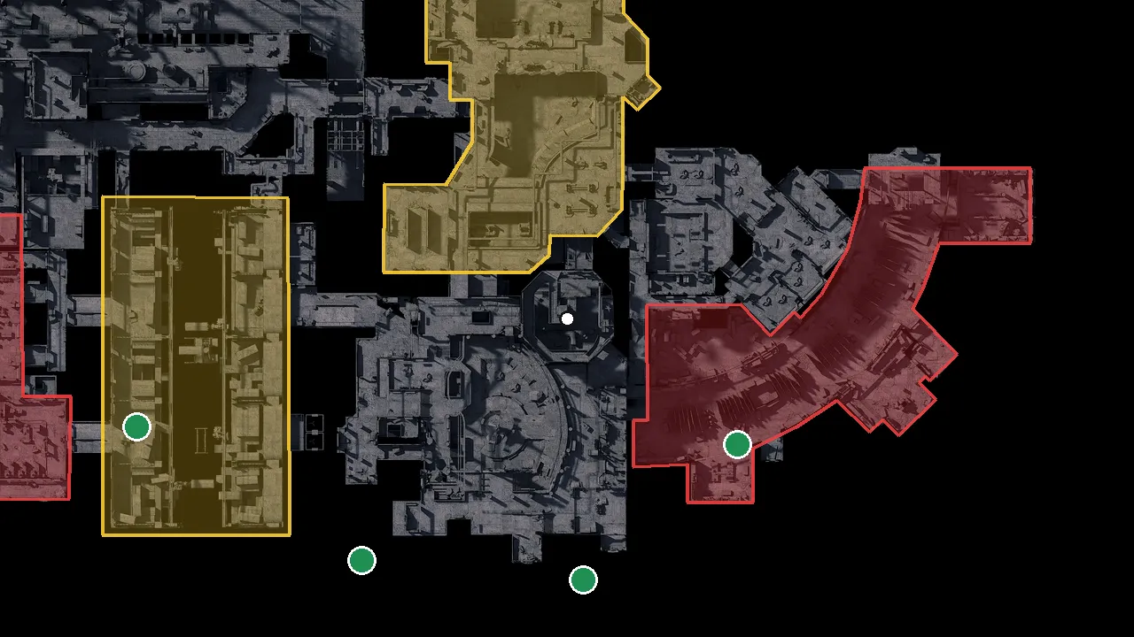 通信部の場所（ゲームの地図）