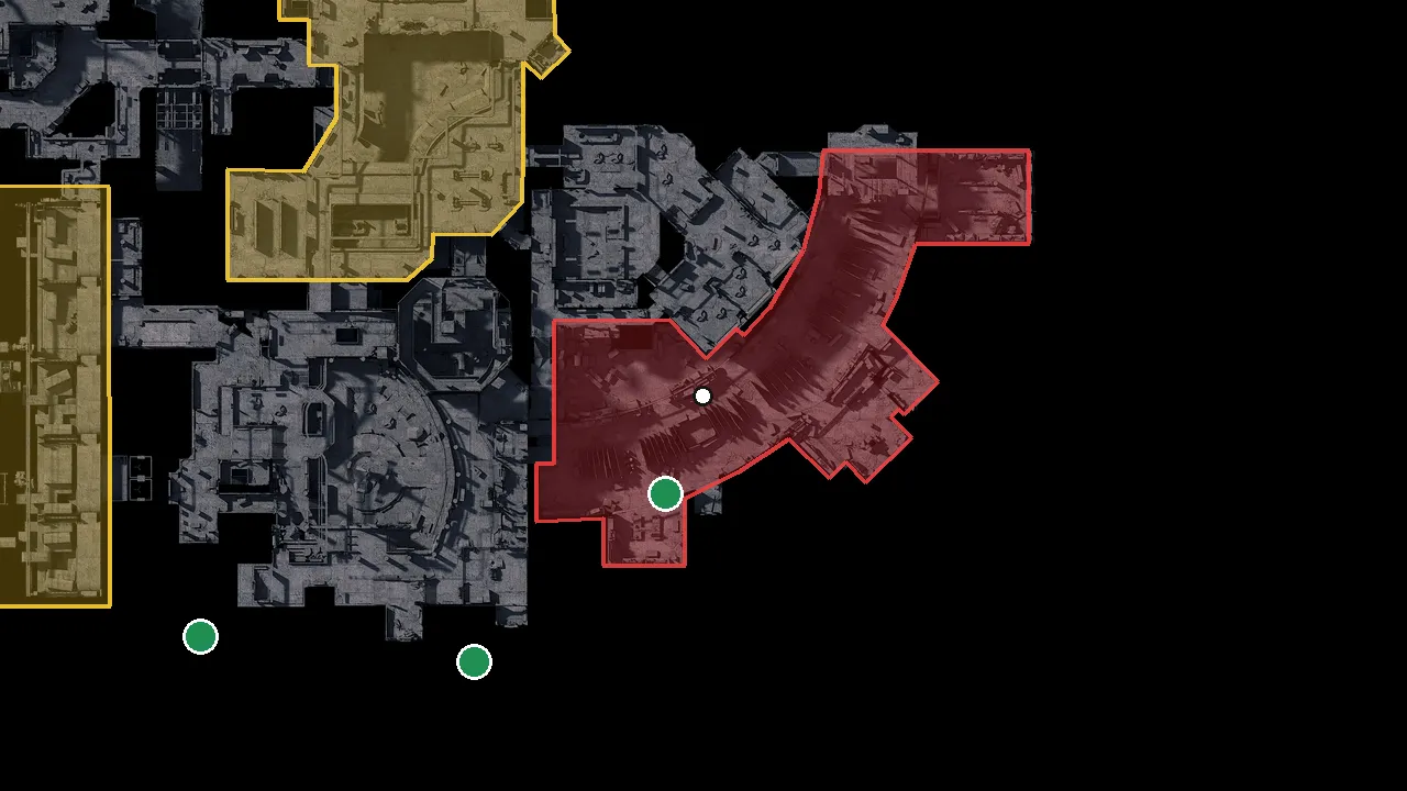文化アーカイブの場所（ゲームの地図）