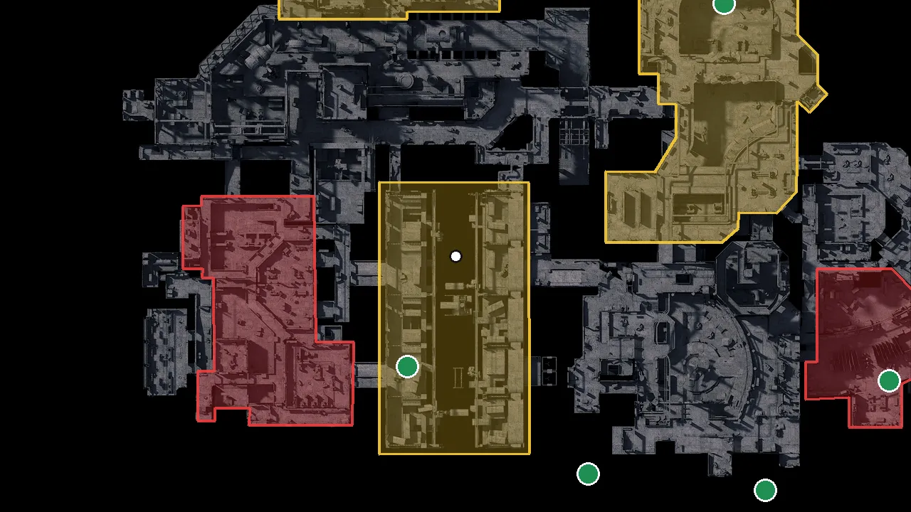 荷物搬入口の場所（ゲームの地図）