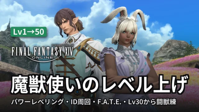 FF14 魔獣使いのレベル上げ