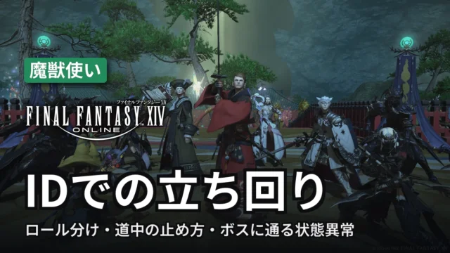 FF14 IDでの立ち回り