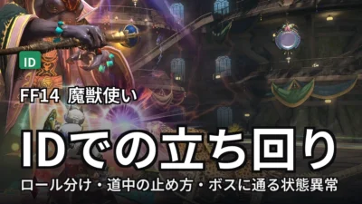 魔獣使いのIDでの立ち回りのアイキャッチ