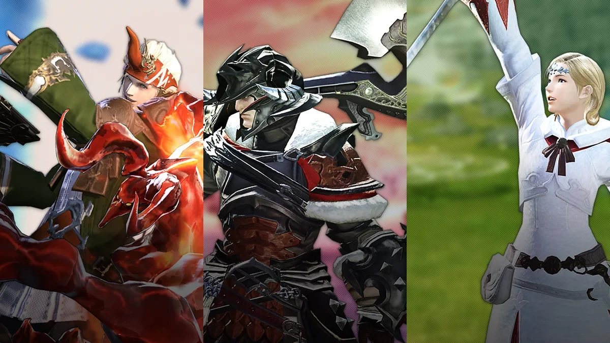 召喚士、戦士、白魔道士