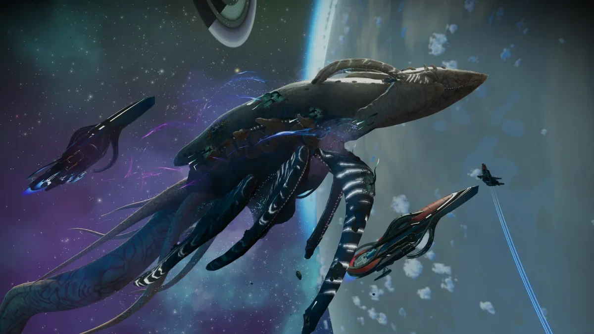 宇宙を泳ぐ有機体フリゲート