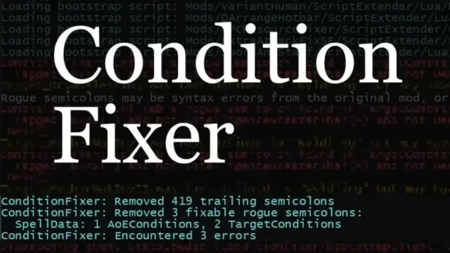 Condition Fixer