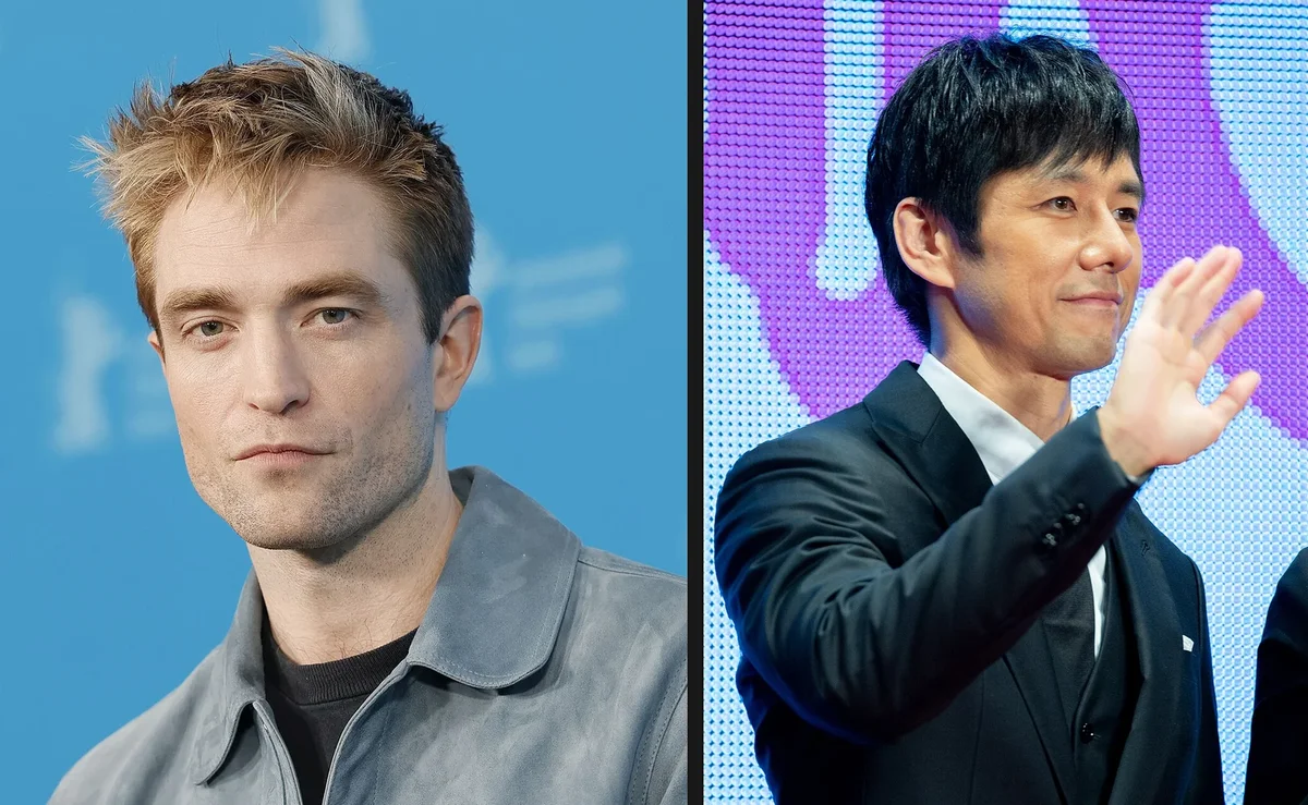左がロバート・パティンソン、右が西島秀俊