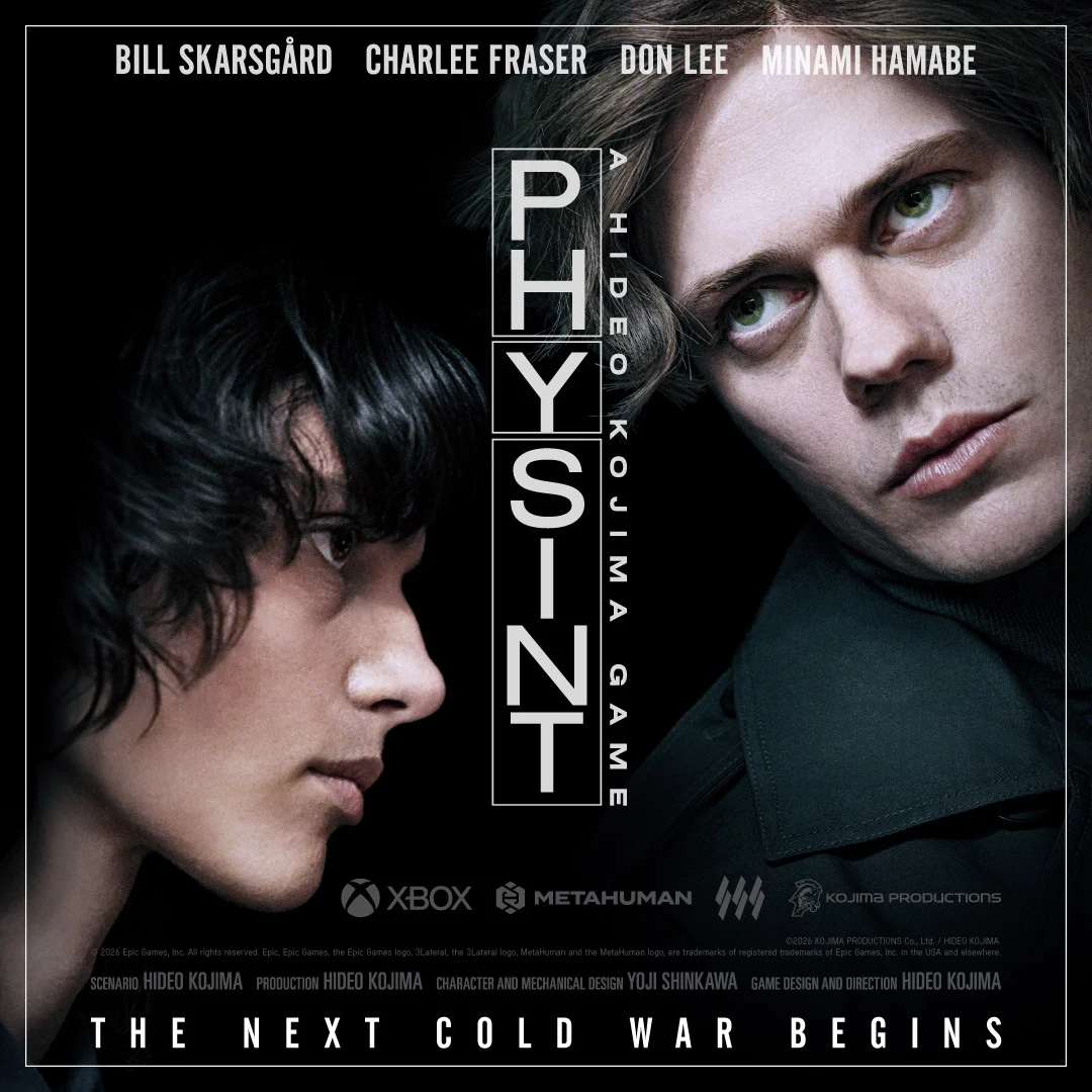 PHYSINTのポスター。ビル・スカルスガルドとチャーリー・フレイザー