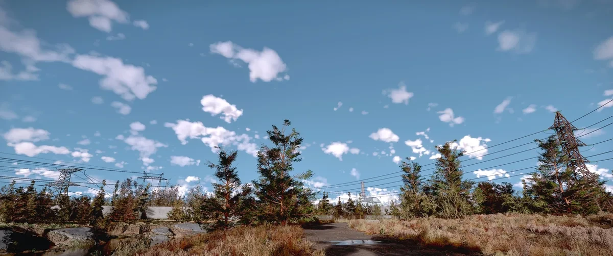 Clear Skyの青空と大きな雲