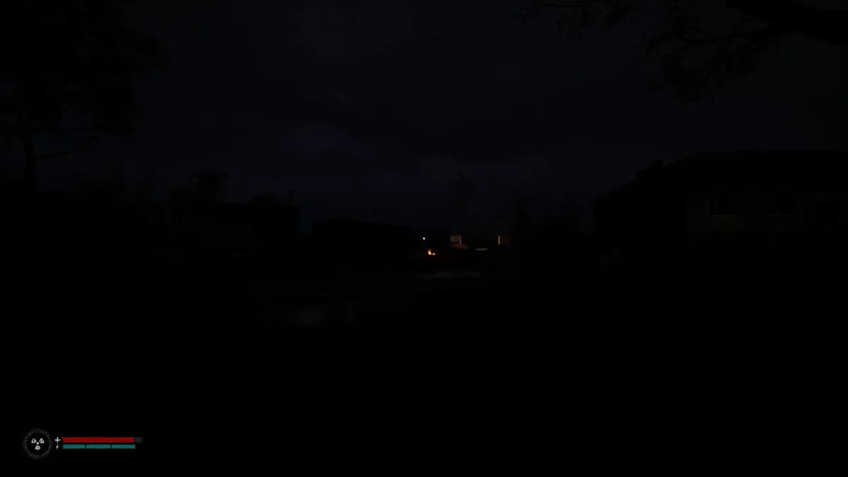DARKER NIGHTSを入れた夜。遠くの灯りしか見えない