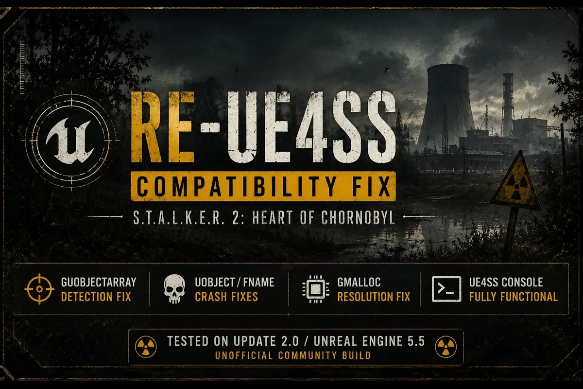 RE-UE4SS Compatibility Fix for Update 2.0 (UE5.5)のサムネイル