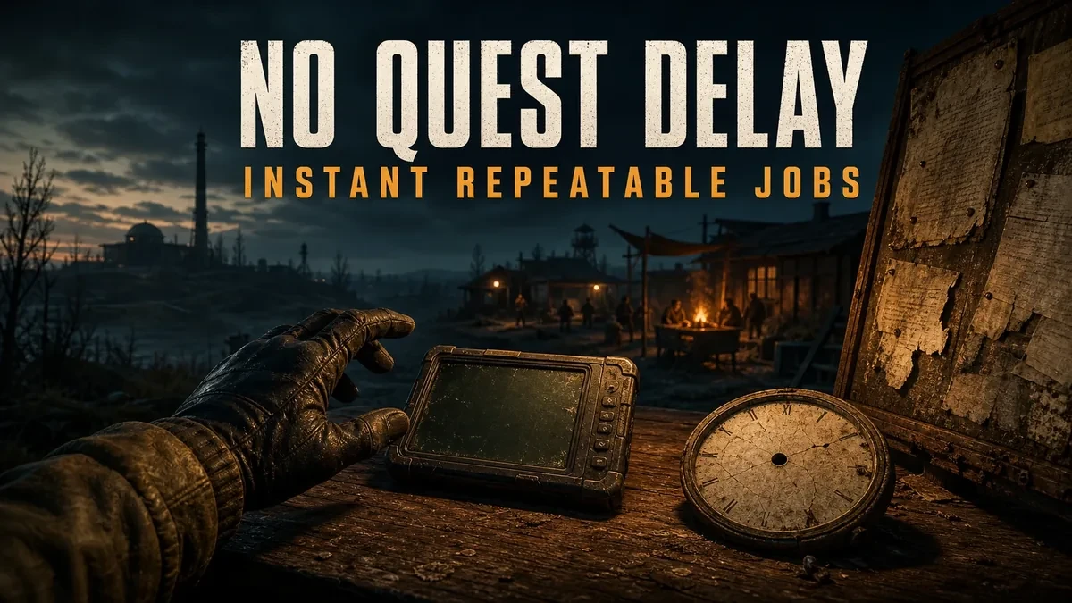 No Quest Delay - Instant Repeatable Jobsのサムネイル