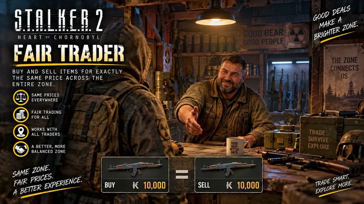 FAIR TRADER - Buy and Sell for exactly same pricesのサムネイル