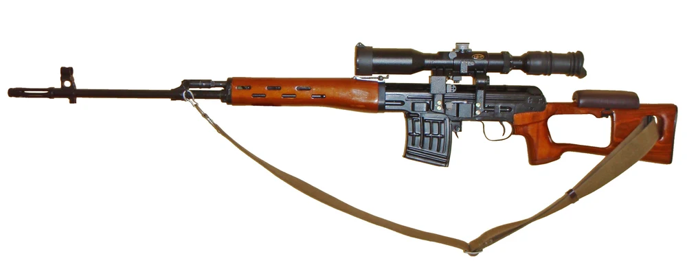 実銃SVDドラグノフ(PSO-1スコープ装着、木製家具の旧仕様)