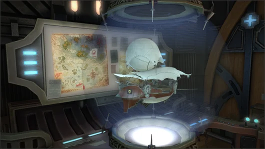 管制卓の画面