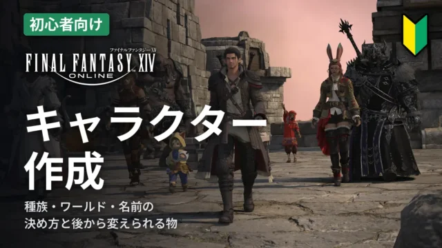 FF14 キャラクター作成