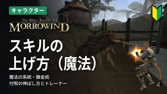 Morrowind スキルの上げ方（魔法）