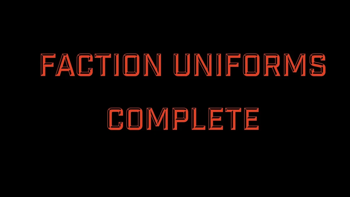 Faction Uniforms - Completeのサムネイル