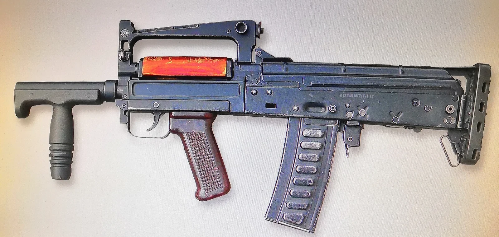 軽量なアサルトライフル仕様の実銃のOTs-14 Groza
