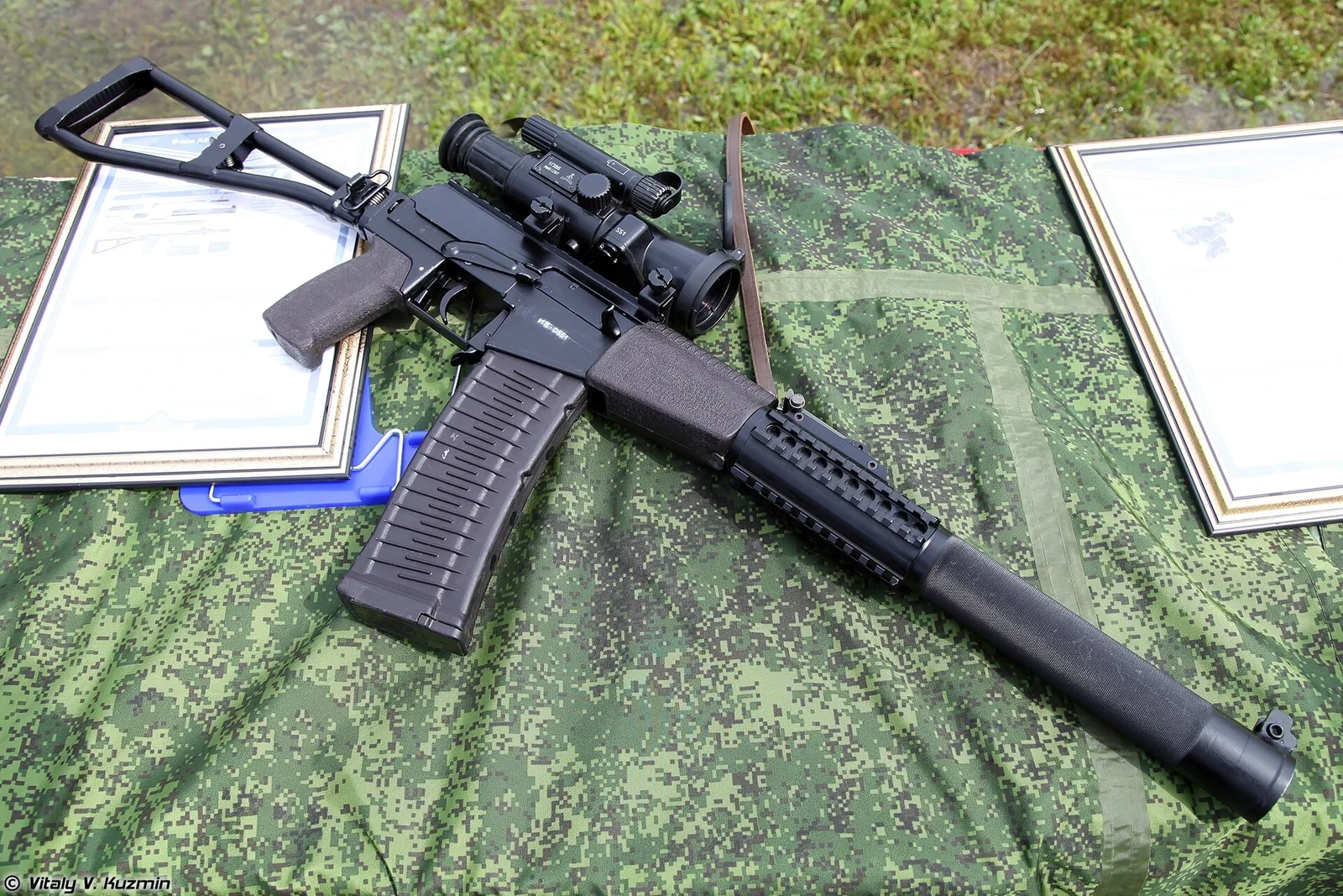 実銃のAS Val（近代化型ASM Val）