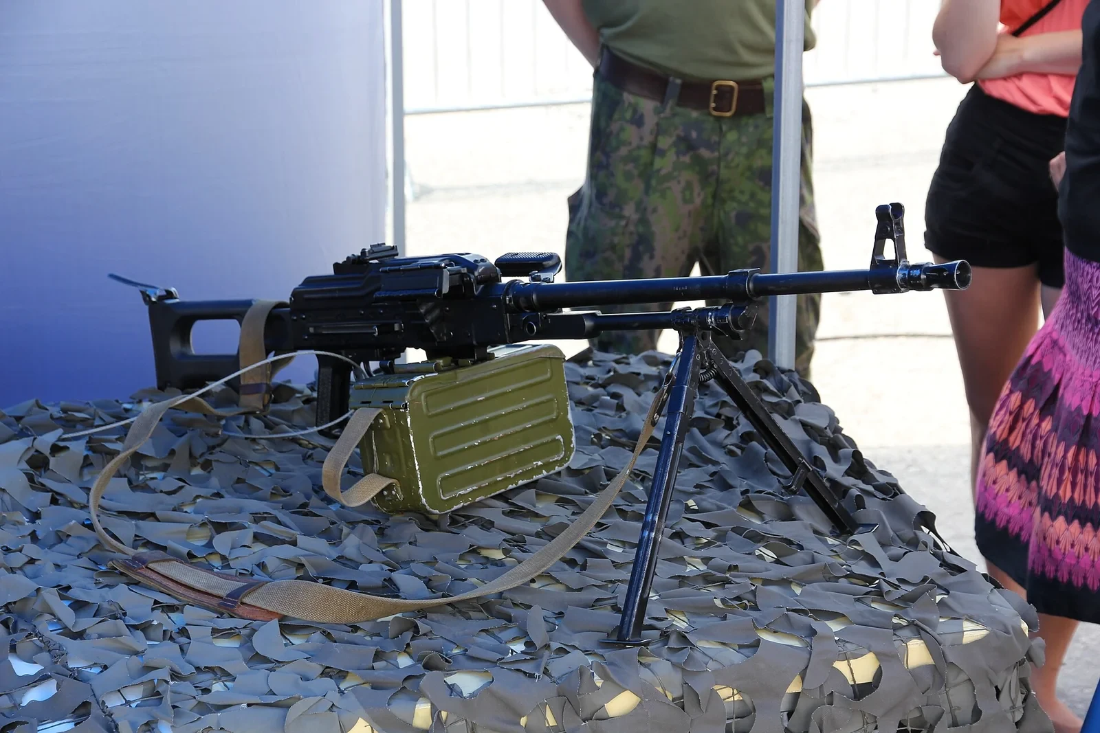 フィンランド軍のPKM機関銃
