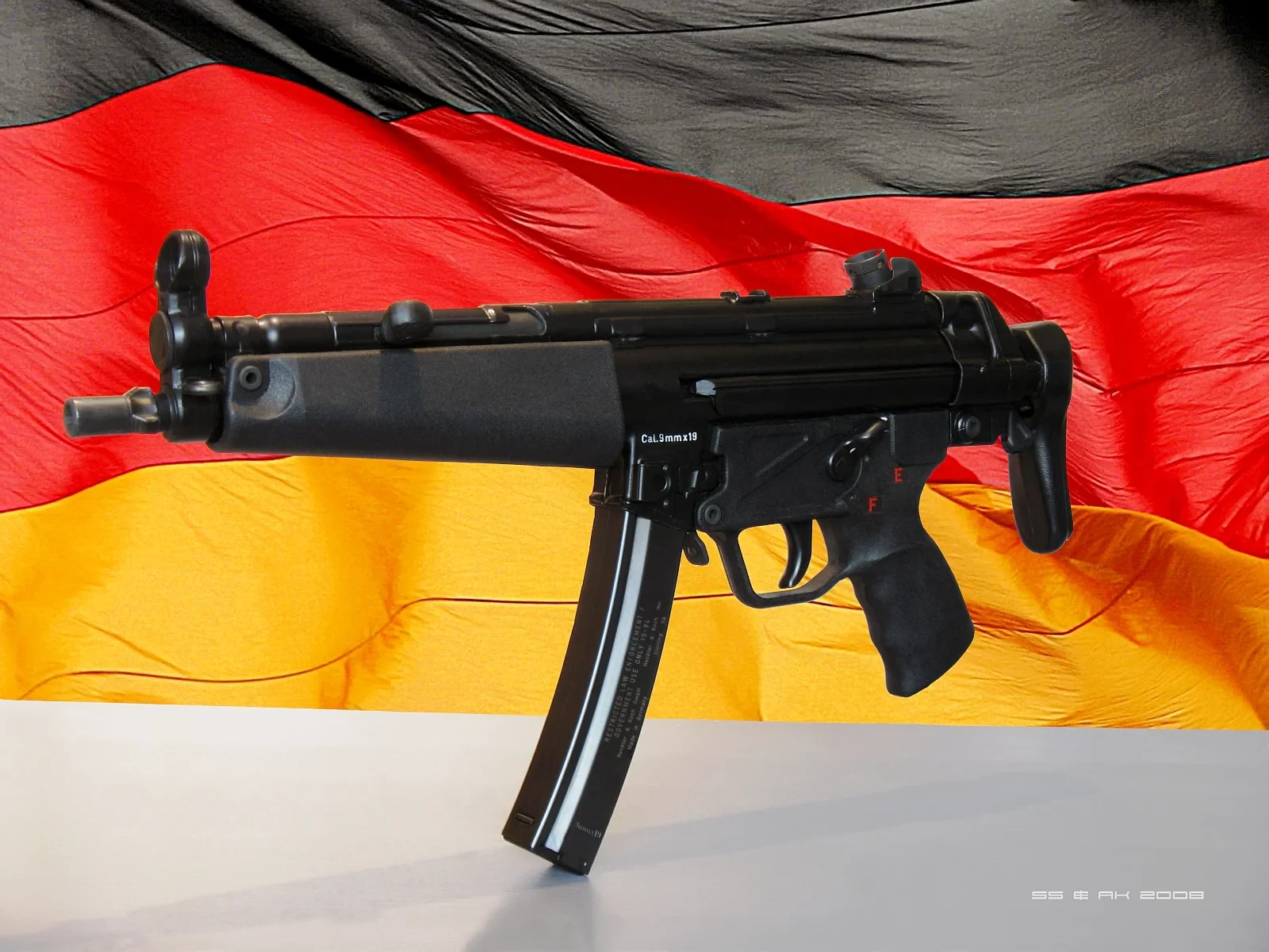 実銃のH&K MP5A3