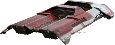 色 Ben Quadinaros のランドスピーダー