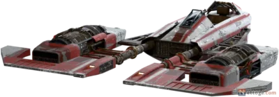 色 Ben Quadinaros のスキムスピーダー