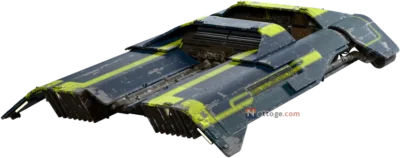 色 Tortuga のランドスピーダー