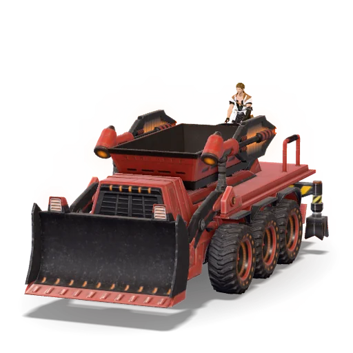 レッドホイールローダー