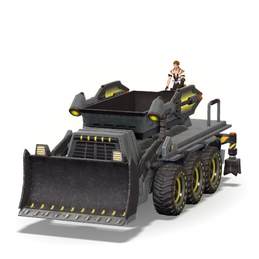 グレーホイールローダー